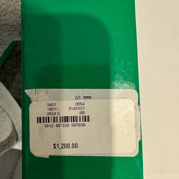 Bottega Veneta 100% authentic Stretch Lace Up Sandal in Toile Size 9 - Picture 8 of 9